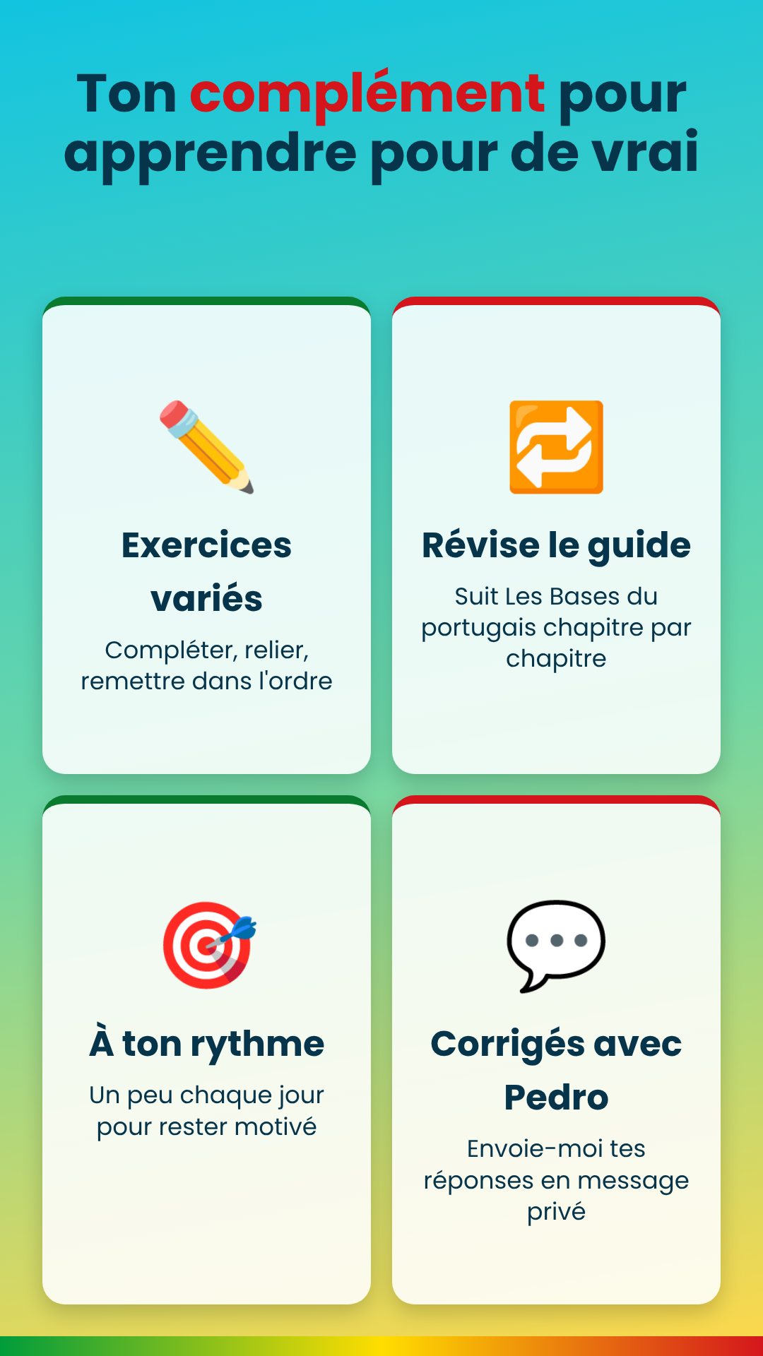 Cahier d’exercices 🇧🇷