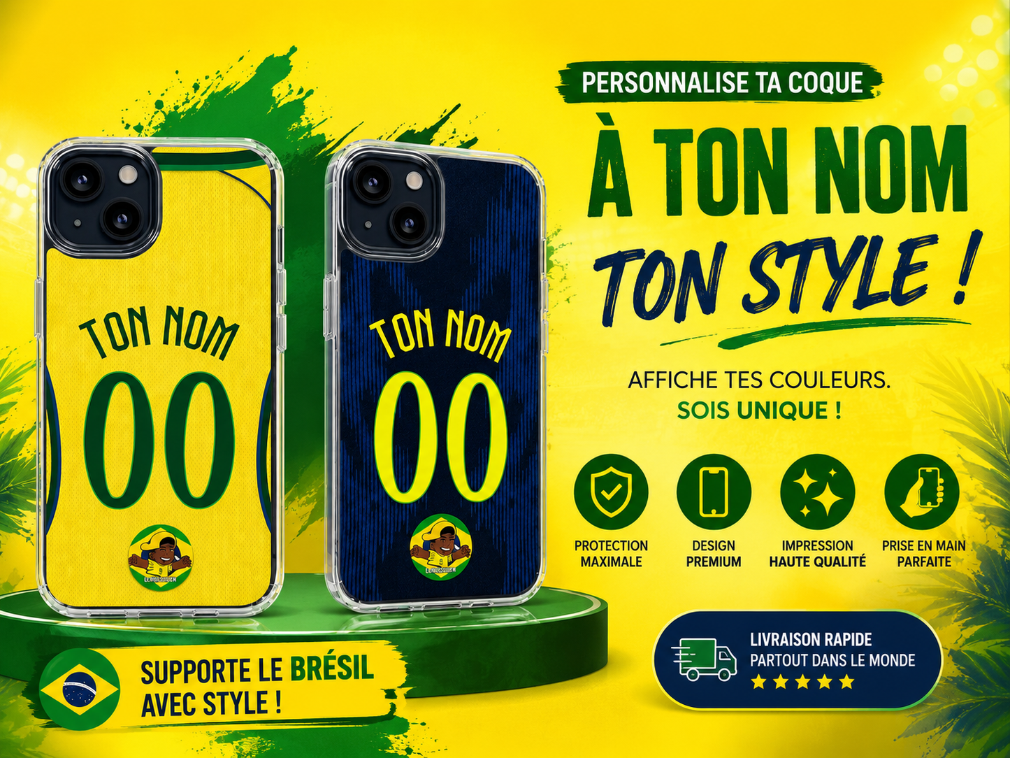 Coque : Coupe du monde Brésil 🇧🇷